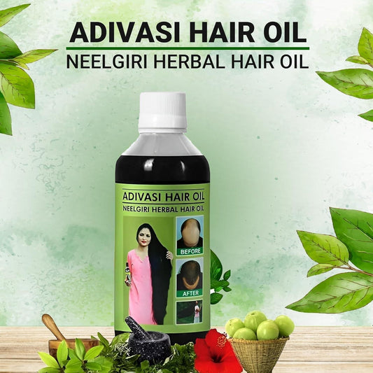 Adivasi Neelgiri Herbal Hair Oil 125ML (Buy 1 Get 1 Free)